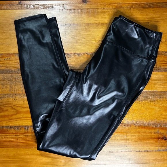 Fabletics Pants - Fabletics Black Shine Leggings